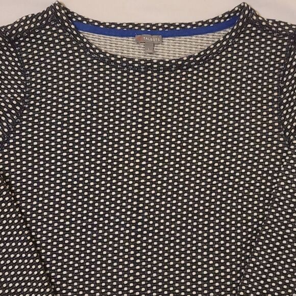 Talbots polka dot blouse size large - Picture 2 of 8